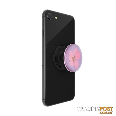 PopGrip Premium (Gen 2) Pressed Flower Delphinium Pink - PopSockets - 842978144887