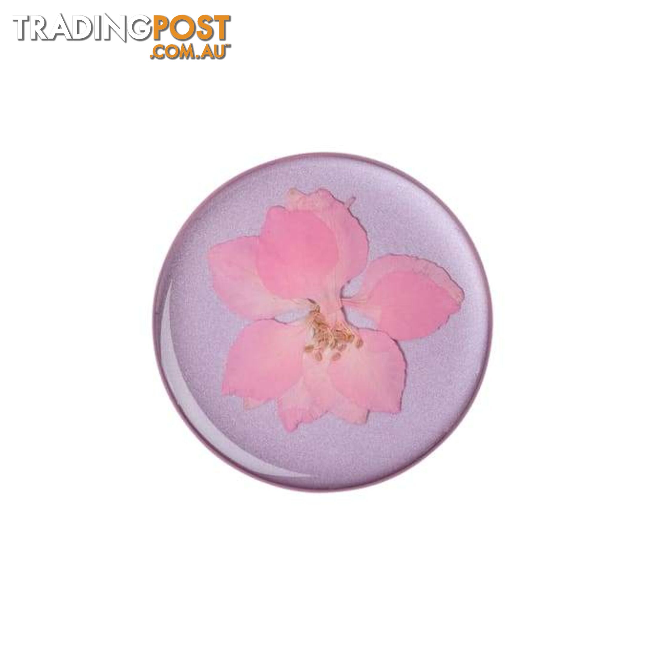 PopGrip Premium (Gen 2) Pressed Flower Delphinium Pink - PopSockets - 842978144887