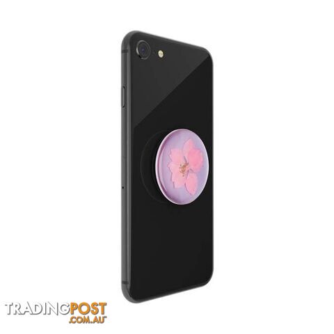 PopGrip Premium (Gen 2) Pressed Flower Delphinium Pink - PopSockets - 842978144887