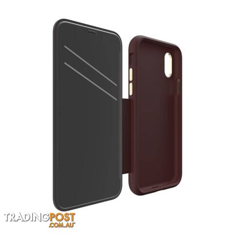 EFM Monaco Leather D3O Wallet Case For iPhone Xs Max - EFM - Mulberry Gold - 9319655065250 - photo 4 of 6