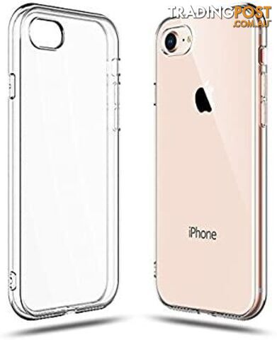 Soft Silicone Rubber Case - Clear for iPhone SE/7/8 - OZ