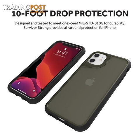 Griffin Survivor Strong for iPhone 11 - Griffin - Clear - 191058106759 - photo 4 of 7