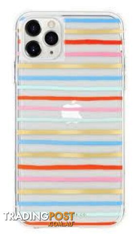 Case-Mate Rifle Paper Case For iPhone 11 Pro - Case-Mate - Happy Stripe - 846127185677