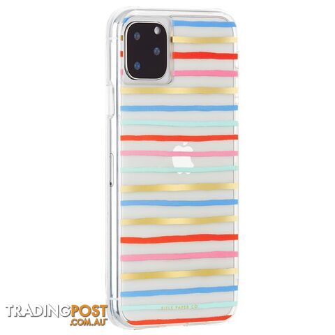 Case-Mate Rifle Paper Case For iPhone 11 Pro - Case-Mate - Happy Stripe - 846127185677