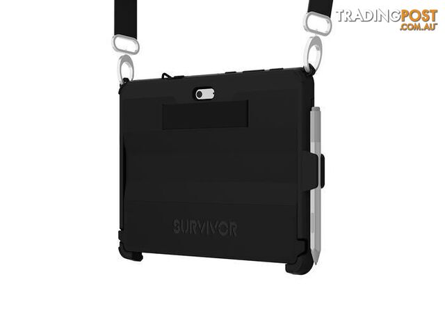 Griffin Survivor Slim for Surface Go w Shlder Strap - Black - Griffin - 191058077752