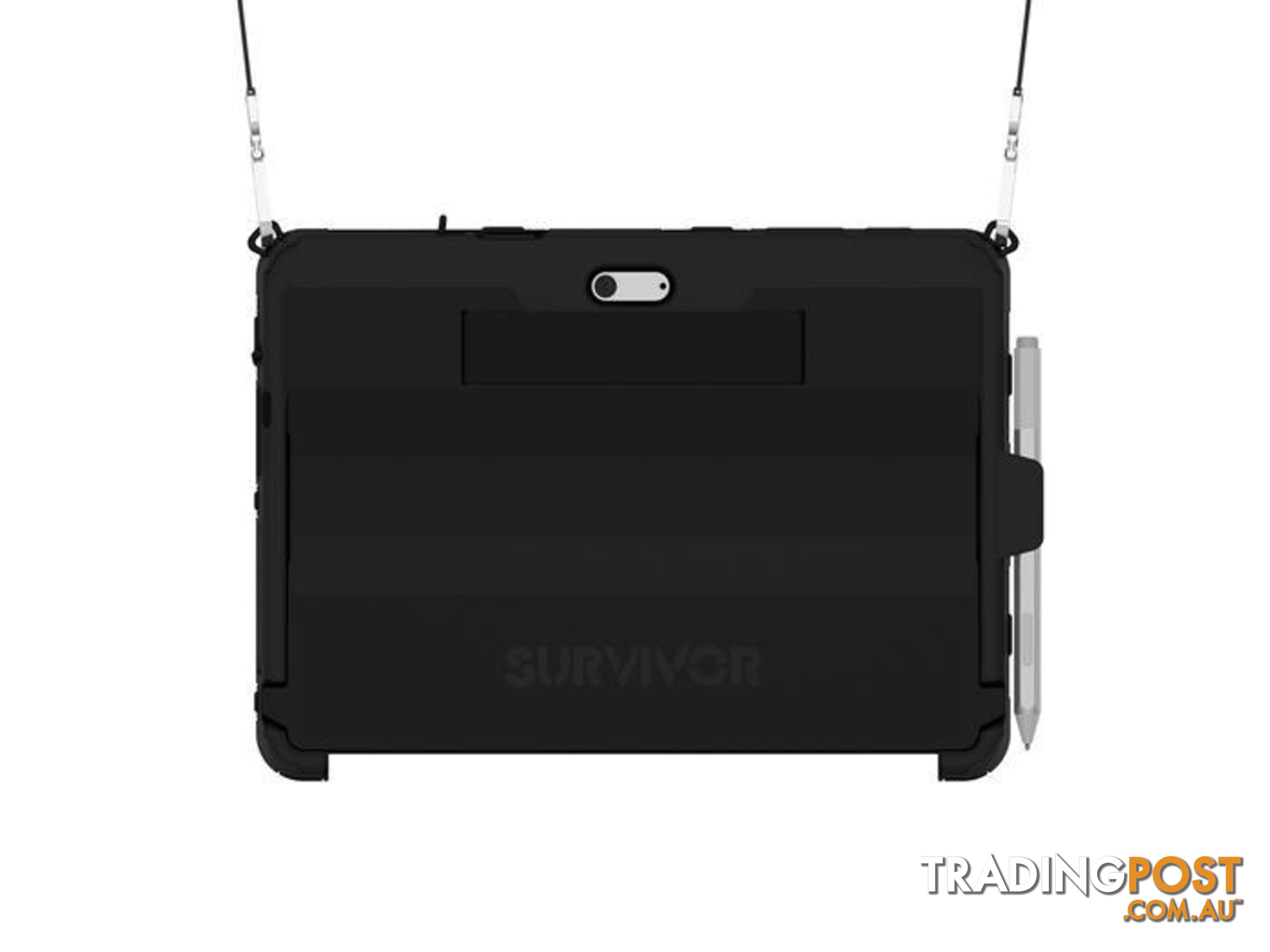 Griffin Survivor Slim for Surface Go w Shlder Strap - Black - Griffin - 191058077752