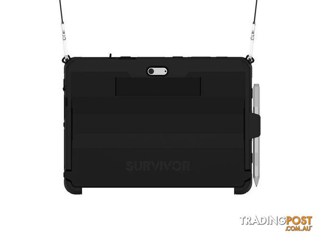 Griffin Survivor Slim for Surface Go w Shlder Strap - Black - Griffin - 191058077752