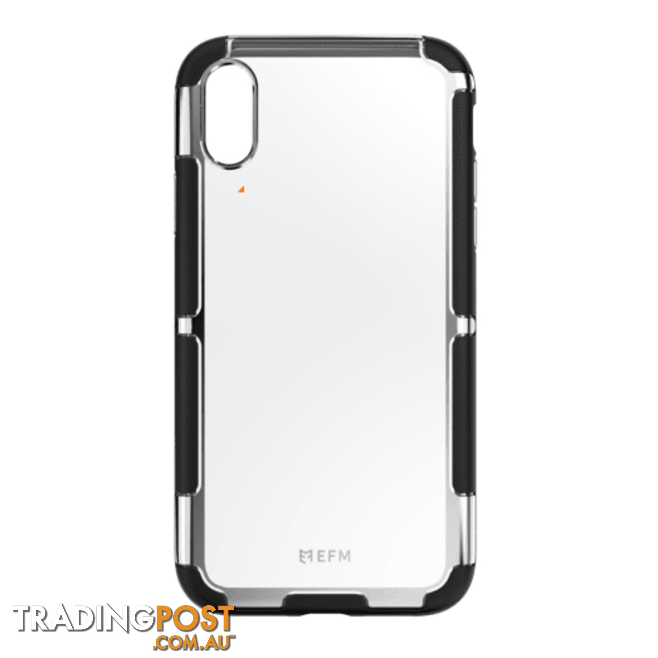 EFM Cayman D3O Case Armour For iPhone X/Xs - EFM - Silver Trim - 9319655065472