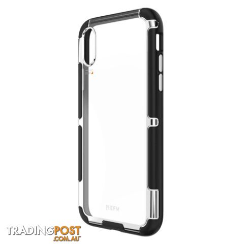 EFM Cayman D3O Case Armour For iPhone X/Xs - EFM - Silver Trim - 9319655065472