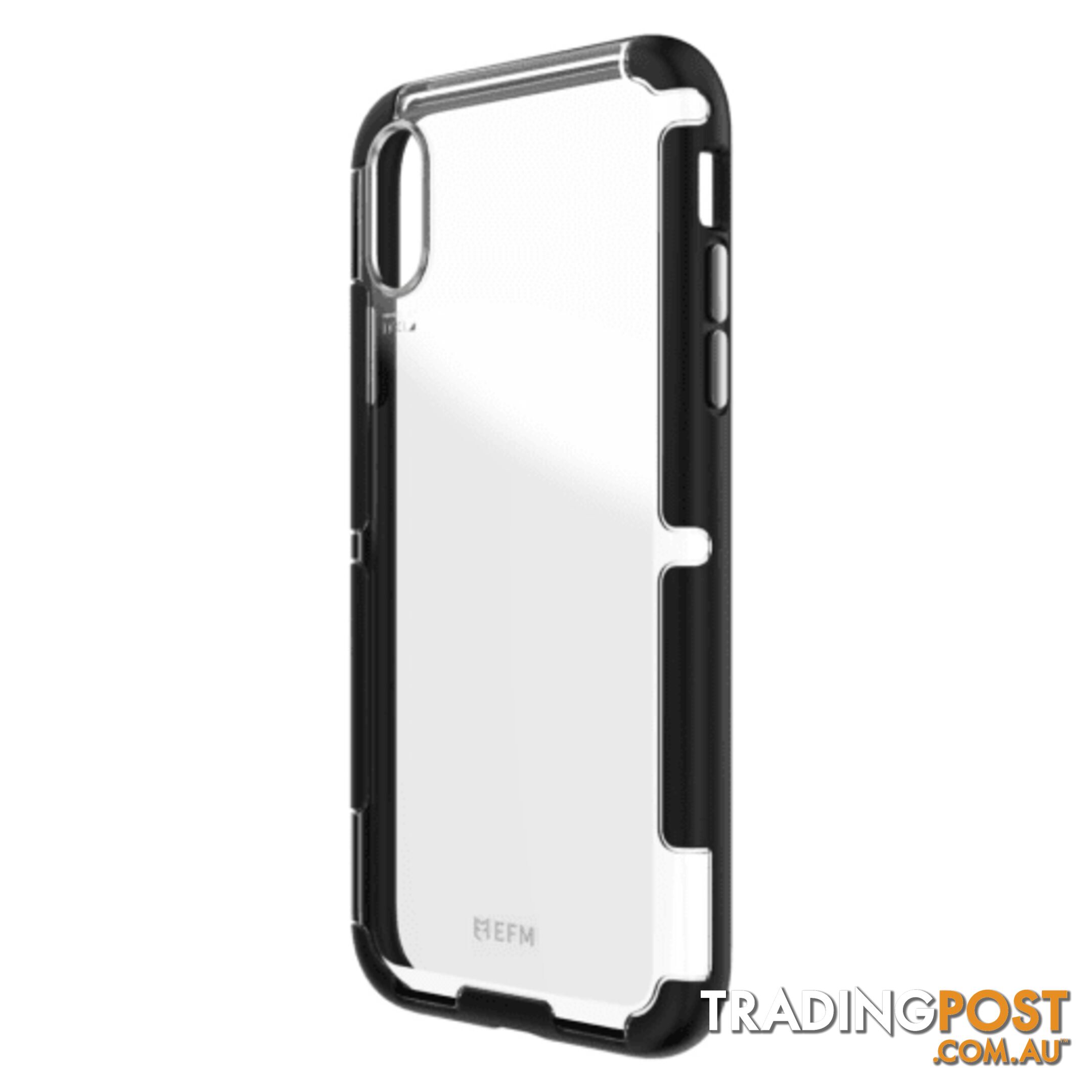 EFM Cayman D3O Case Armour For iPhone X/Xs - EFM - Silver Trim - 9319655065472