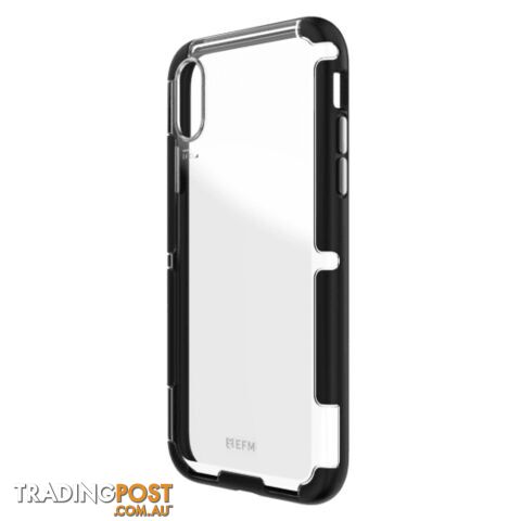 EFM Cayman D3O Case Armour For iPhone X/Xs - EFM - Silver Trim - 9319655065472