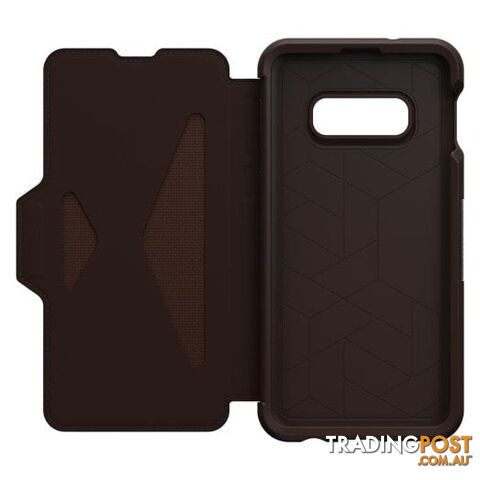OtterBox Strada Folio Case For Samsung Galaxy S10e - OtterBox - Espresso - 660543494980