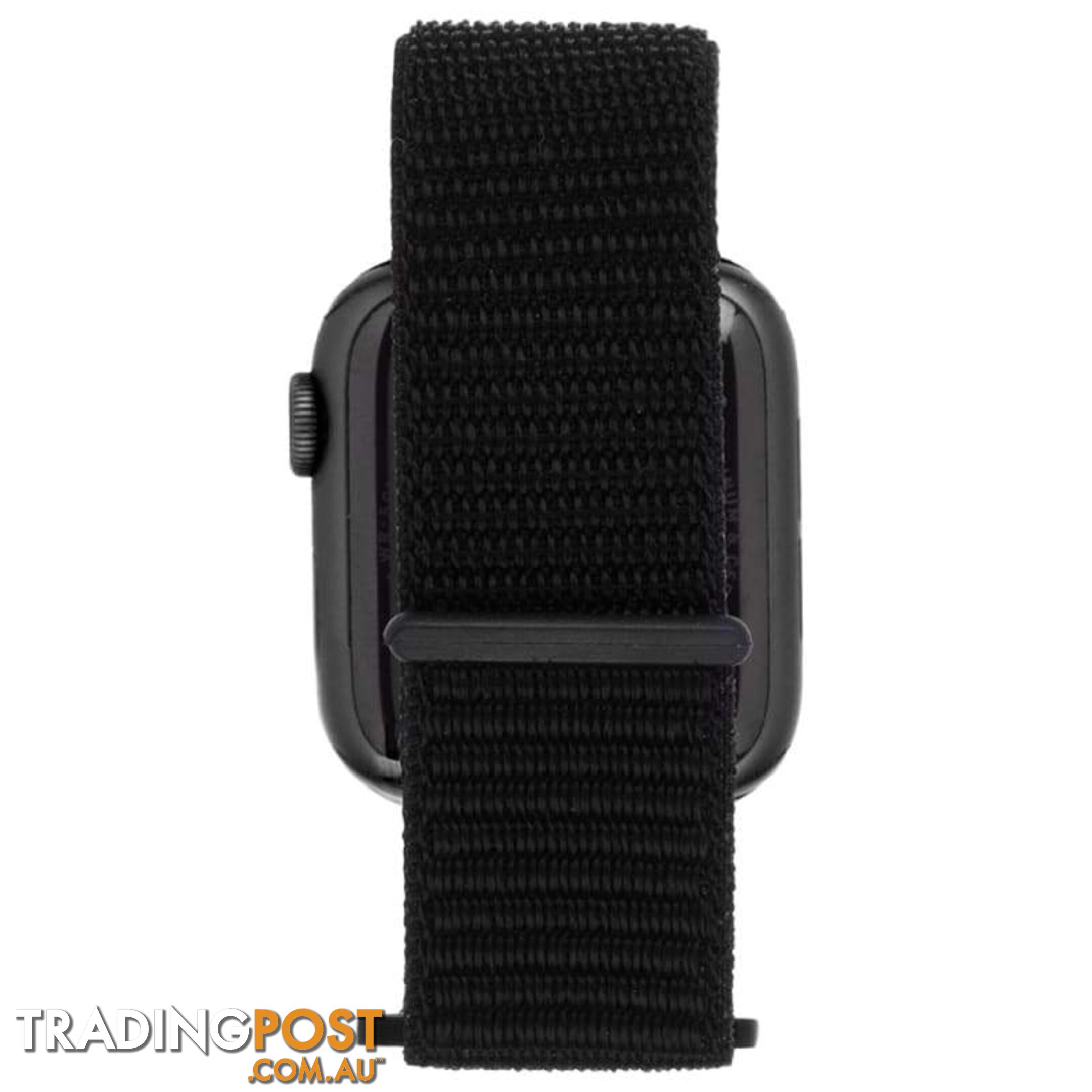 Case-Mate Nylon Watch Band For Apple Watch Series 1-5/38-40mm - Case-Mate - Metallic Black - 846127190466