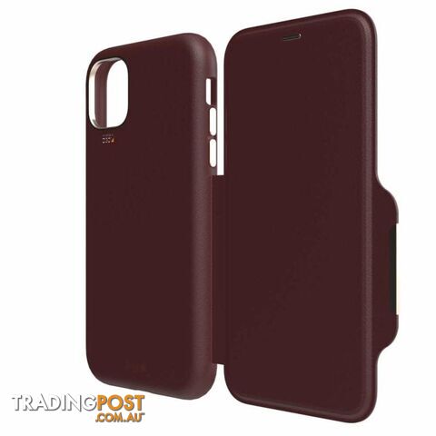 EFM Monaco D3O Leather Wallet Case Armour For iPhone 11 Pro Max - EFM - Ocean Blue - 9319655073866 - photo 2 of 7