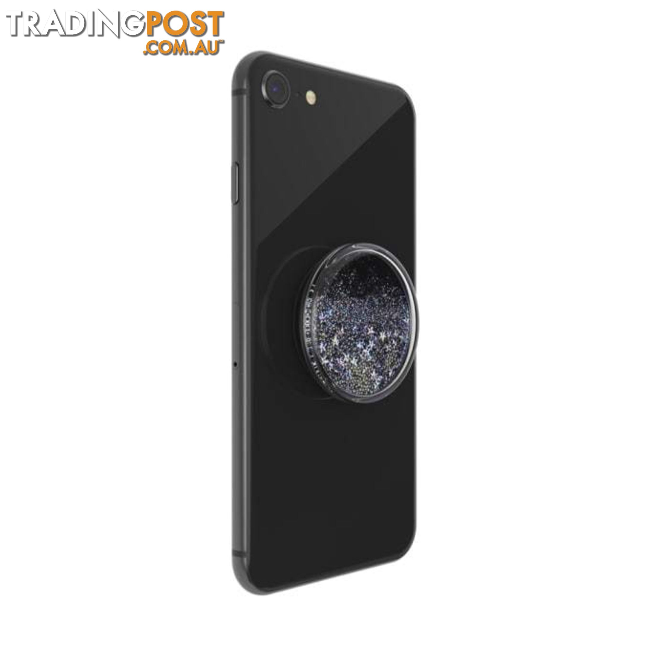 PopGrip Universal Grip (Gen2) Holder Luxe - Tidepool Starring Silver - PopSockets - Purple - 842978158525