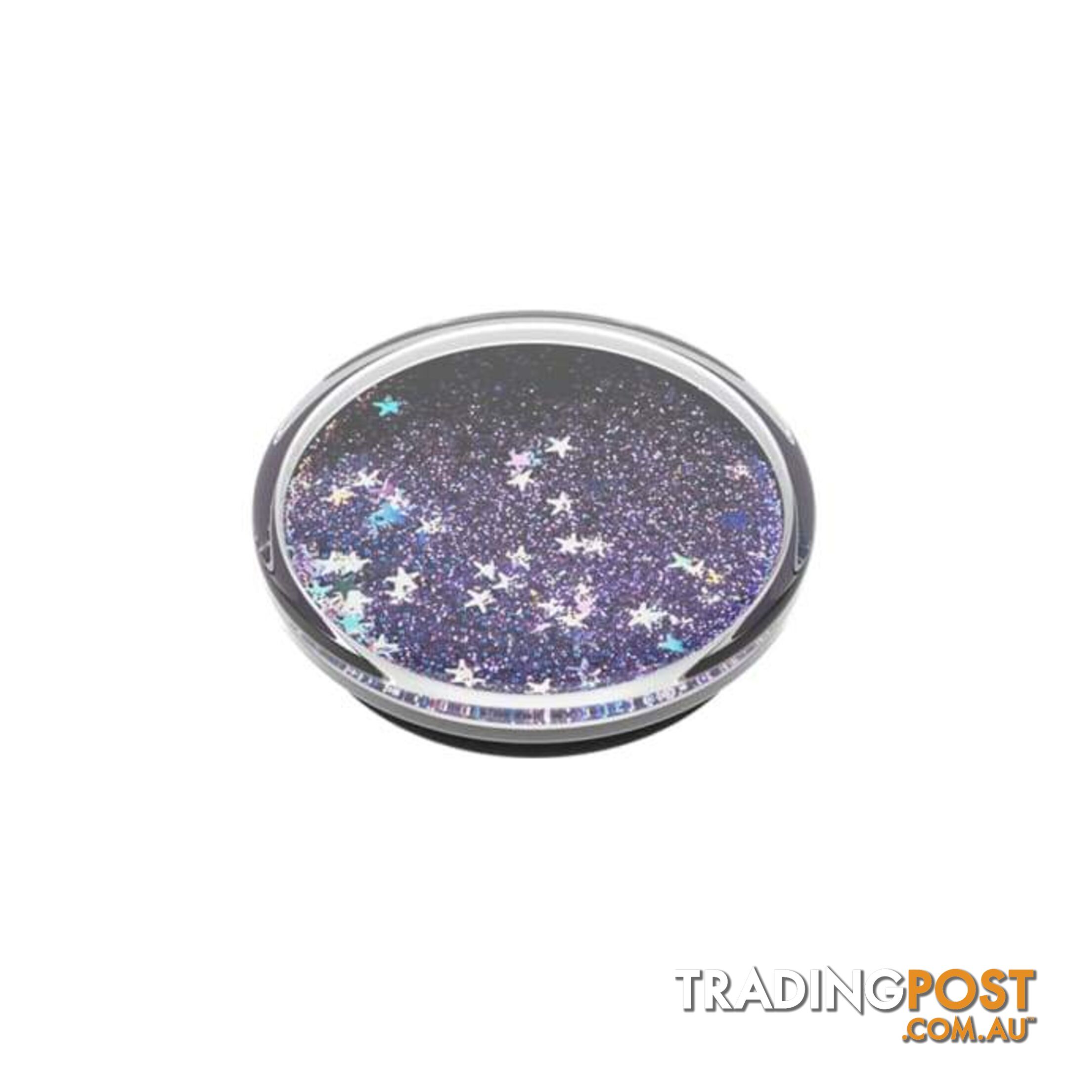 PopGrip Universal Grip (Gen2) Holder Luxe - Tidepool Starring Silver - PopSockets - Purple - 842978158525