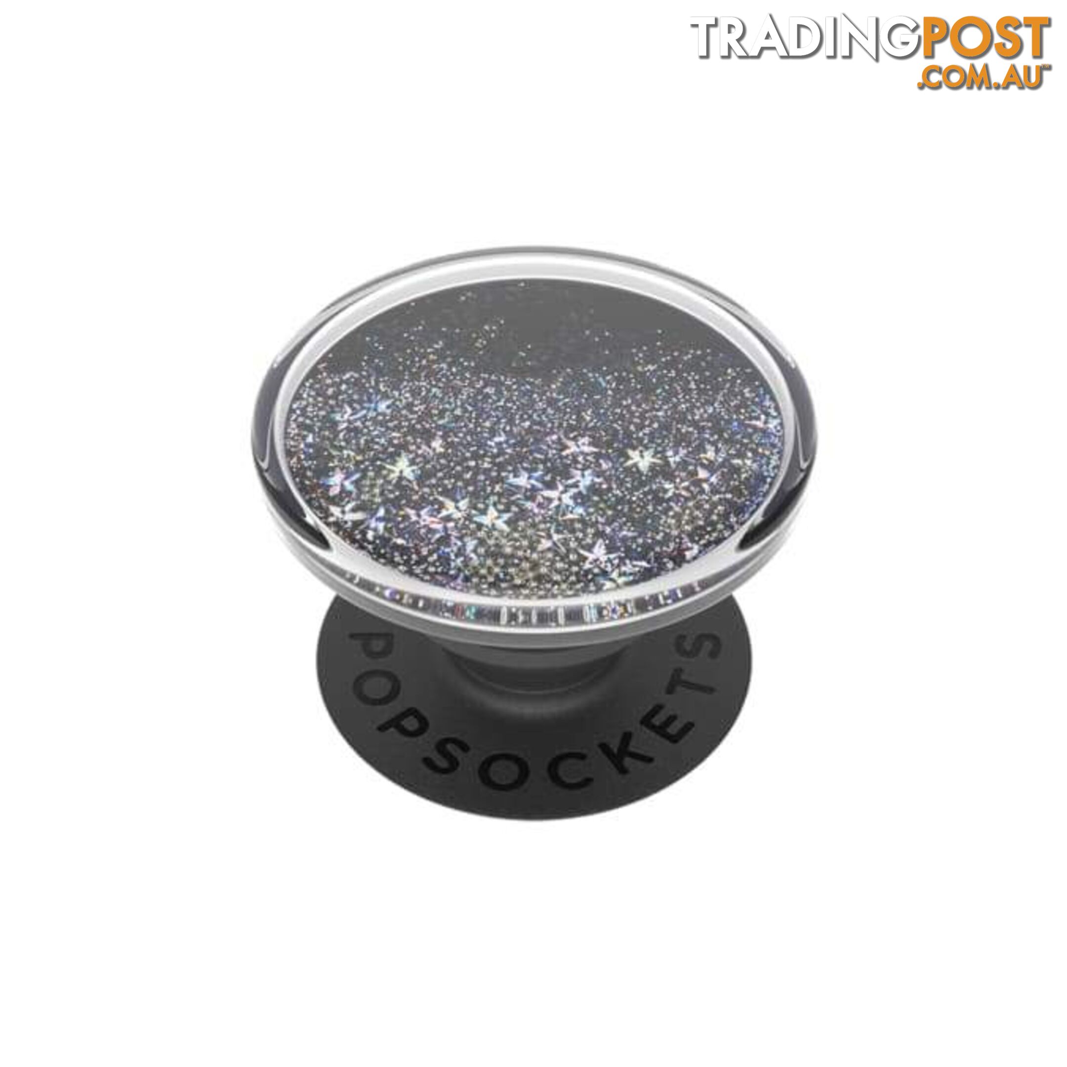 PopGrip Universal Grip (Gen2) Holder Luxe - Tidepool Starring Silver - PopSockets - Purple - 842978158525