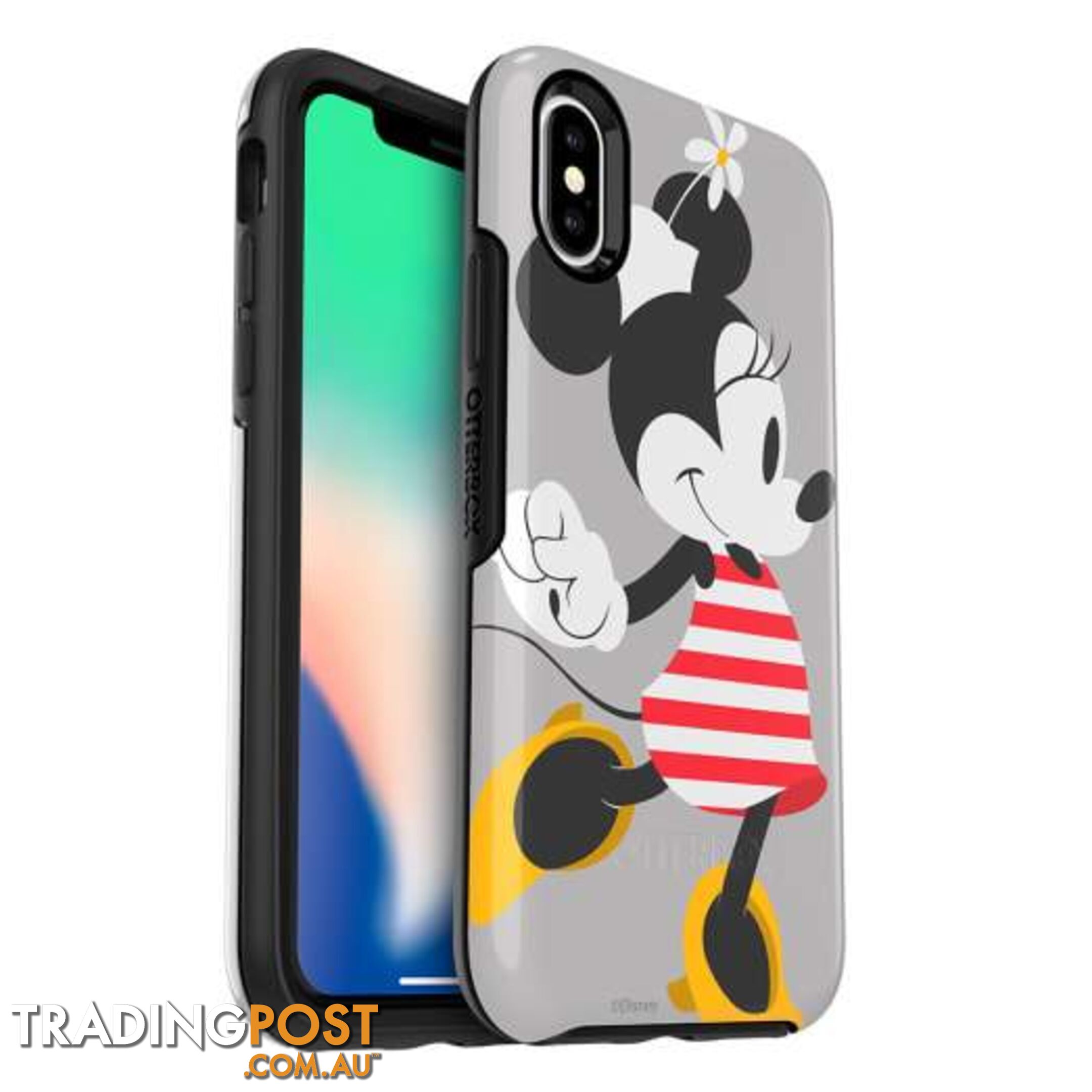 OtterBox Symmetry Disney Classic Case for iPhone X/Xs - Minnie Stripes - OtterBox - 660543450603