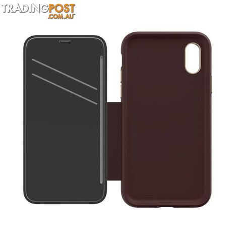 EFM Monaco Leather D3O Wallet Case For iPhone X/Xs - EFM - Mulberry Gold - 9319655065236 - photo 5 of 6