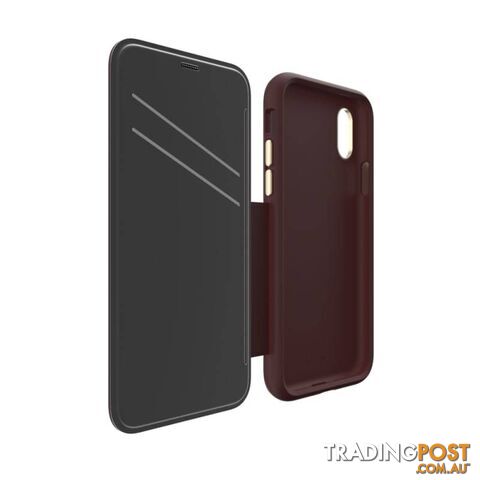 EFM Monaco Leather D3O Wallet Case For iPhone X/Xs - EFM - Mulberry Gold - 9319655065236 - photo 4 of 6