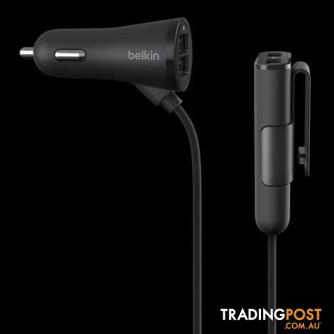Belkin Road Rockstar 4-Port Passenger Car Charger - Black - Belkin - 745883673940 - photo 2 of 3
