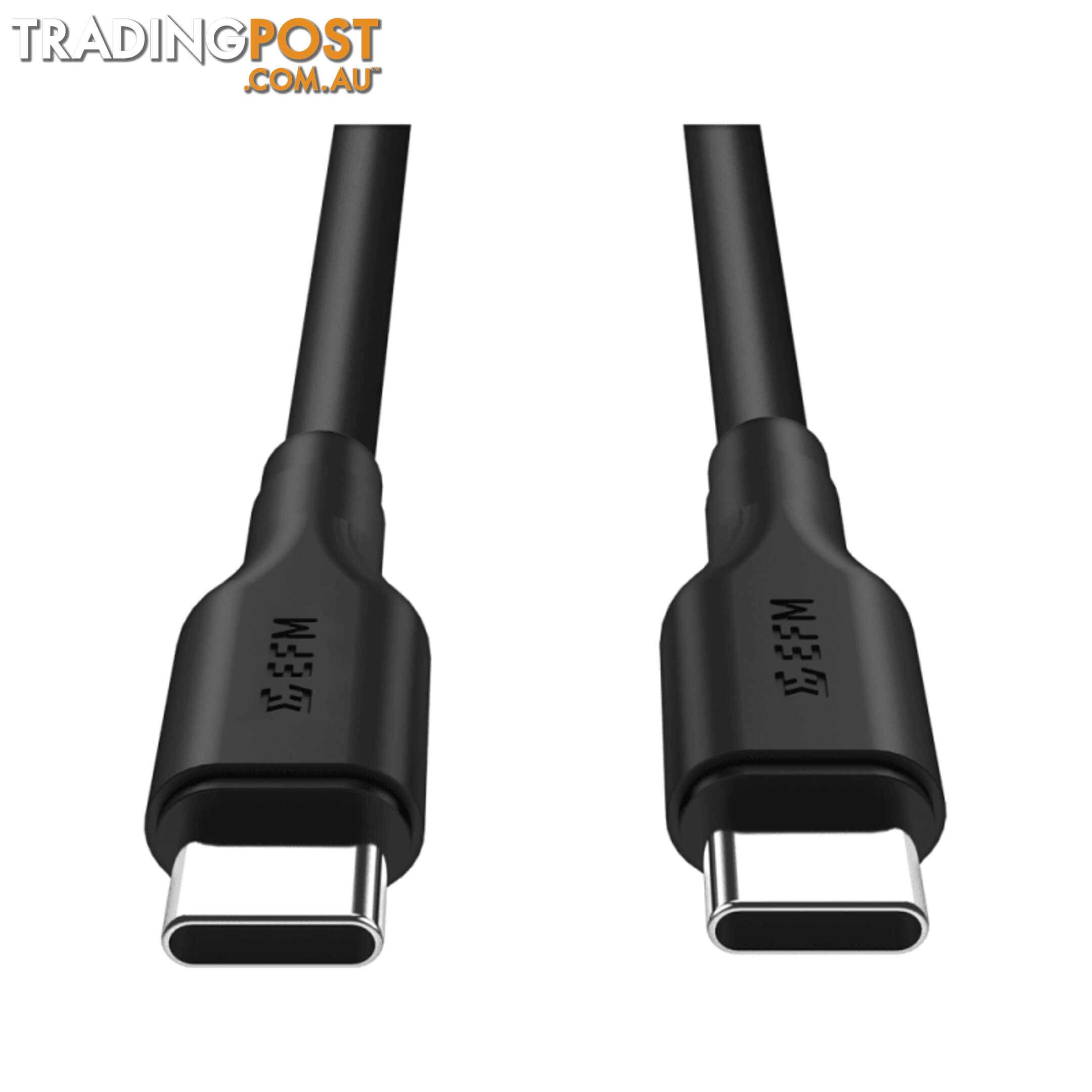 EFM Type-C to Type-C Cable With 2M Length EFM Type-C to Type-C Charge and Sync Cable 2M - Black - EFM - 9319655074191