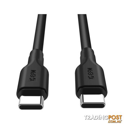 EFM Type-C to Type-C Cable With 2M Length EFM Type-C to Type-C Charge and Sync Cable 2M - Black - EFM - 9319655074191