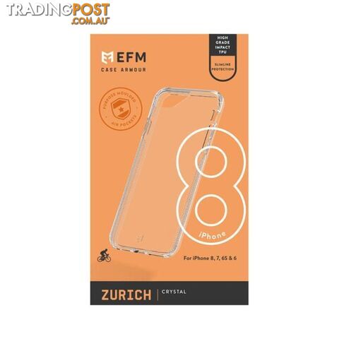 EFM Zurich Case Armour For iPhone 6/6s/7/8/SE - EFM - Crystal - 9319655060095