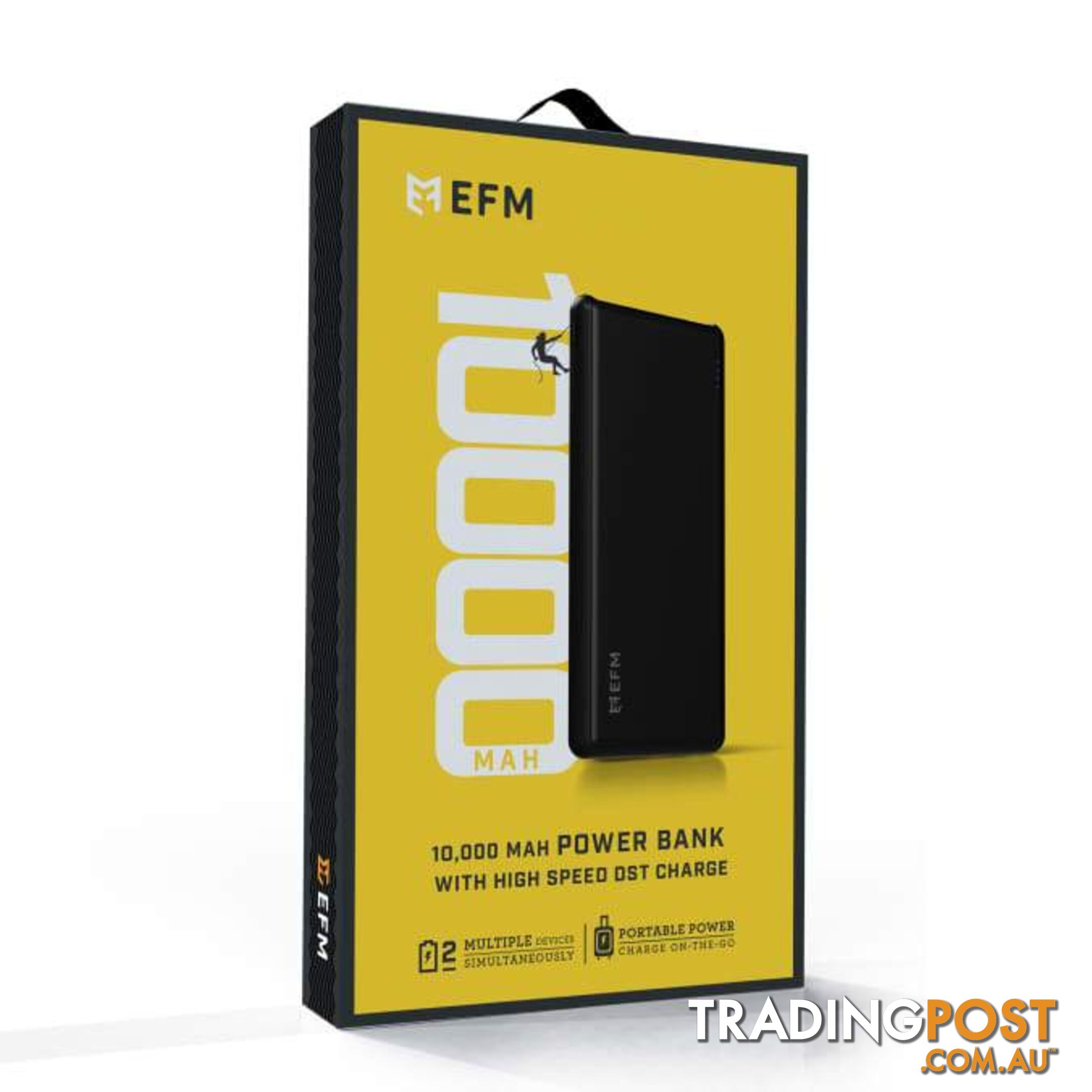 EFM 10000mAh Power Bank With Micro-USB Cable - EFM - 9319655056449