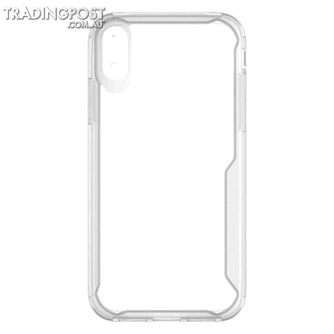 Cleanskin ProTech PC/TPU Case For iPhone X/Xs - Cleanskin - Clear / Black - 9319655065175