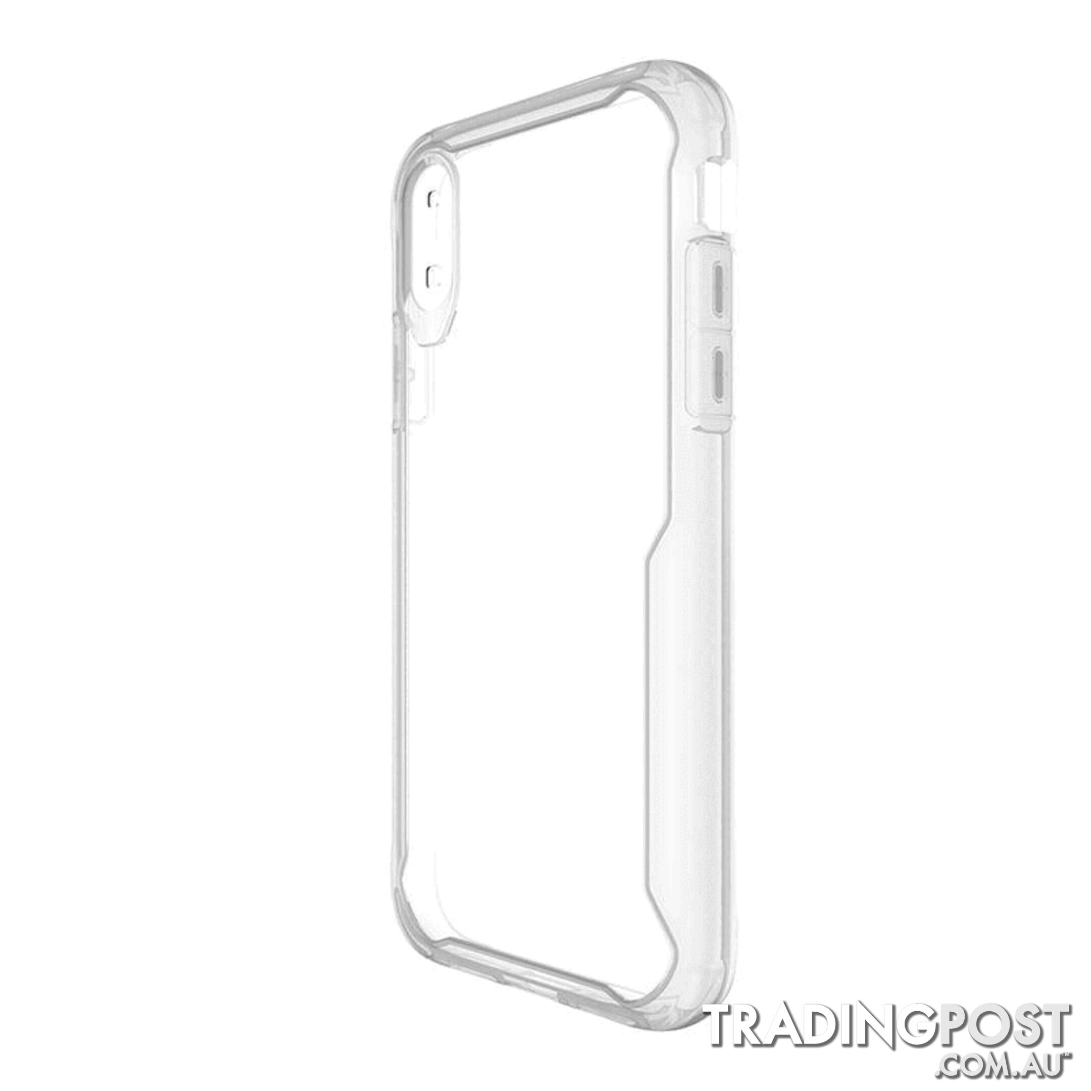 Cleanskin ProTech PC/TPU Case For iPhone X/Xs - Cleanskin - Clear / Black - 9319655065175