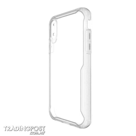 Cleanskin ProTech PC/TPU Case For iPhone X/Xs - Cleanskin - Clear / Black - 9319655065175