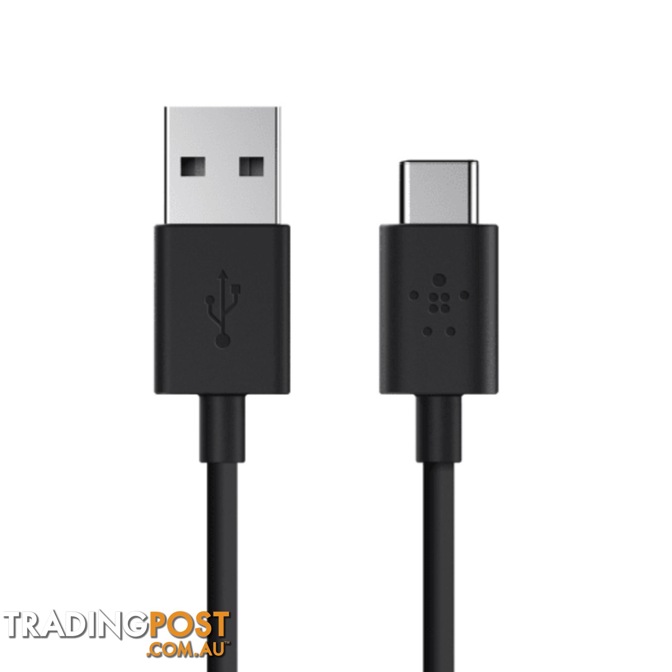 Belkin MIXIT 2.0 USB-A to USB-C Charge Cable (USB Type-C) 1.8m - Black - Belkin - 745883692330