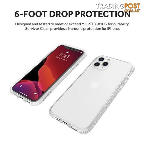Griffin Survivor Clear for iPhone 11 Pro - Griffin - Bronze Green - 191058106520 - photo 4 of 7