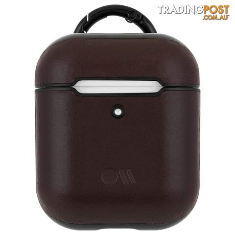 Case-Mate Leather Case For Air Pods - Case-Mate - Brown - 846127185363