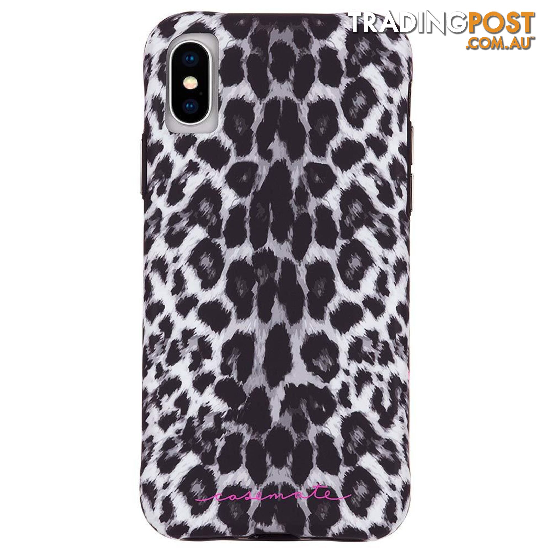 Case-Mate Wallpaper Street Case for iPhone XS Max - Case-Mate - Gray Leopard - 846127181761