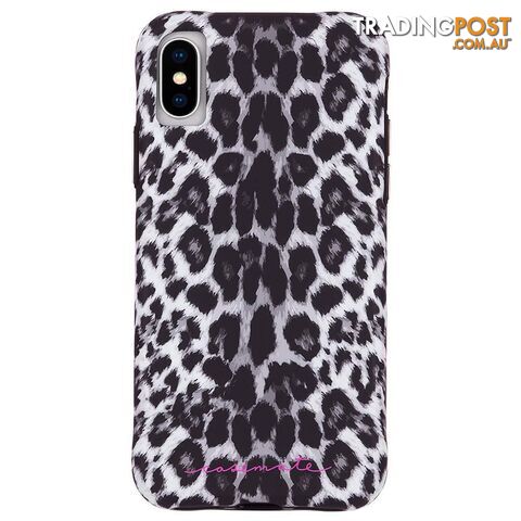 Case-Mate Wallpaper Street Case for iPhone XS Max - Case-Mate - Gray Leopard - 846127181761