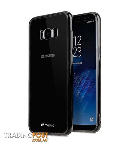 Soft Silicone Rubber Case - Clear for Samsung Galaxy S8 - OZ