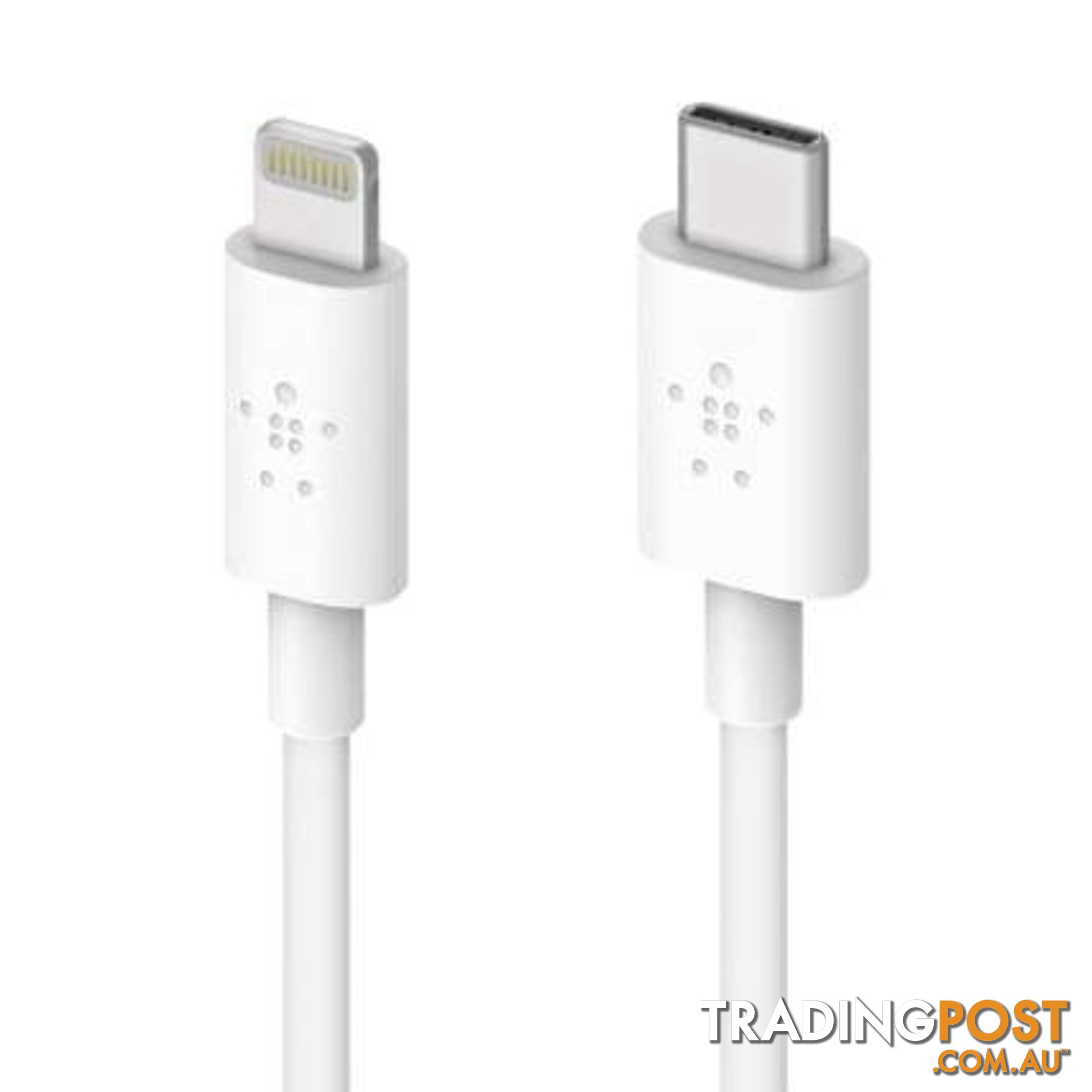 Belkin BOOSTCHARGE USB-C Cable With Lightning Connector - Belkin - Black - 745883775422