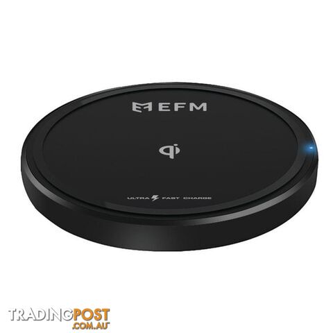 EFM 15W Wireless Charge Pad With USB to Type-C Charge Cable - EFM - 9319655069531