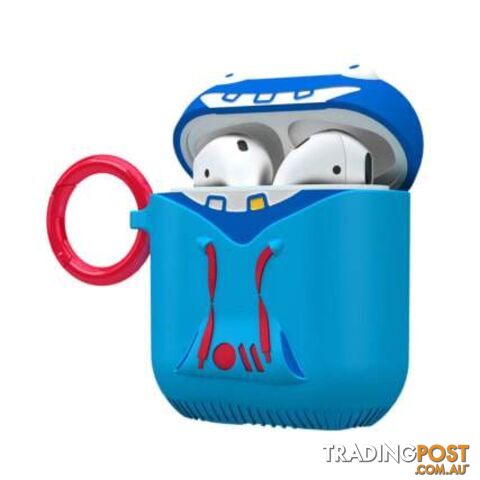 Case-Mate CreaturePod Case for Air Pods with Neck Strap - Tricky Trickster (Blue) - Case-Mate - 846127187015