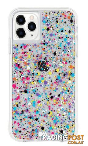 Case-Mate Tough Spray Paint Case For iPhone 11 Pro Max - Case-Mate - Rainbow Flecks - 846127186858