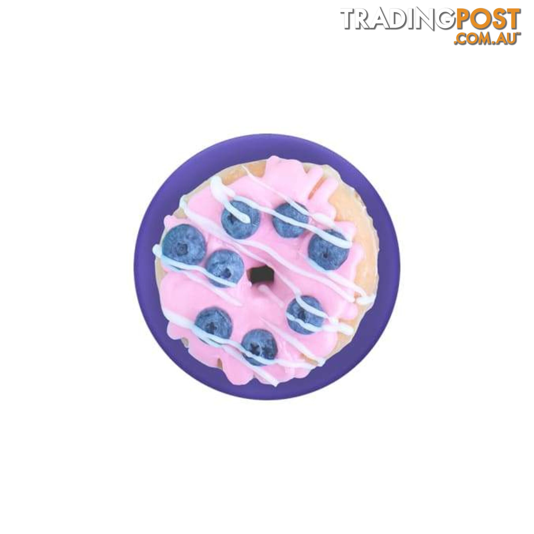 PopTop Swappable Top (Gen 2) Blue Berry Donut - PopSockets - 842978140582