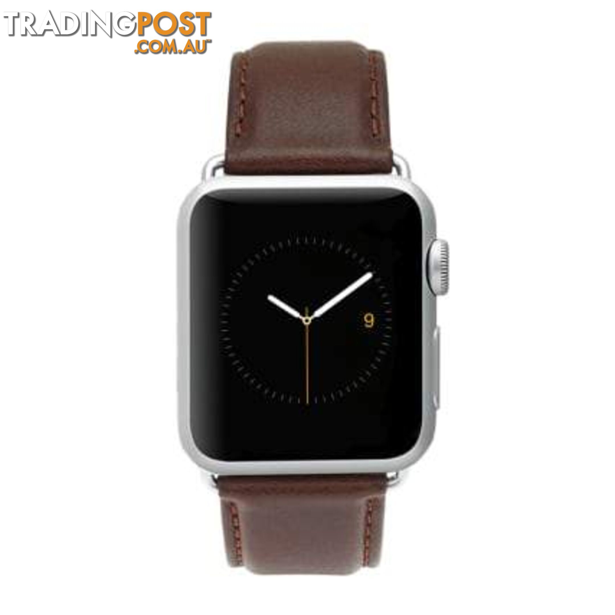 Case-Mate Signature Leather Apple Watch band For Apple Watch 42mm - Case-Mate - Black - 846127171090