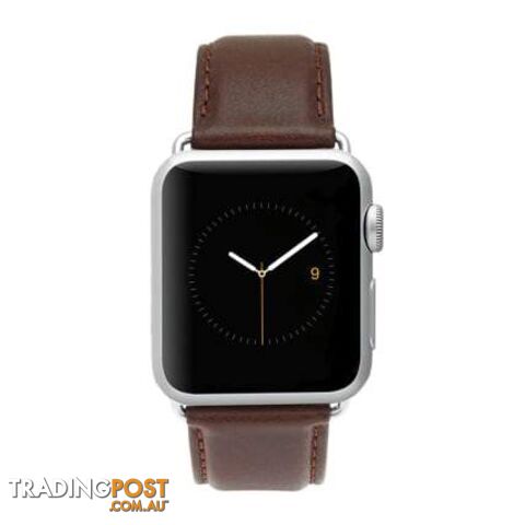 Case-Mate Signature Leather Apple Watch band For Apple Watch 42mm - Case-Mate - Black - 846127171090