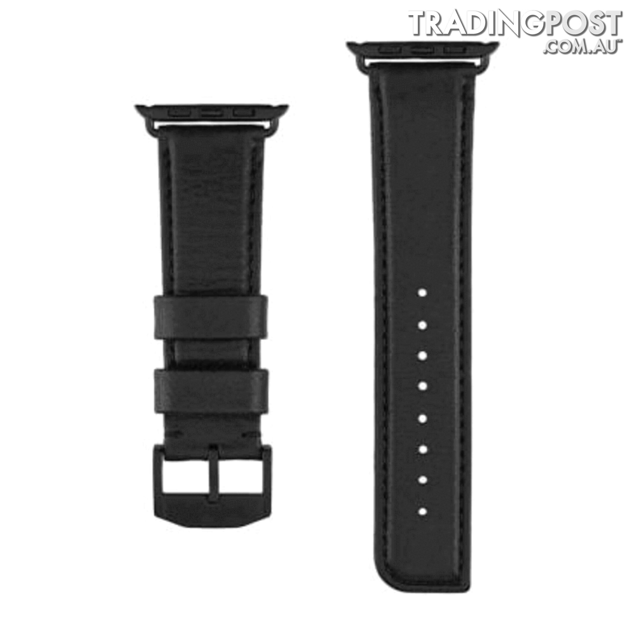 Case-Mate Signature Leather Apple Watch band For Apple Watch 42mm - Case-Mate - Black - 846127171090