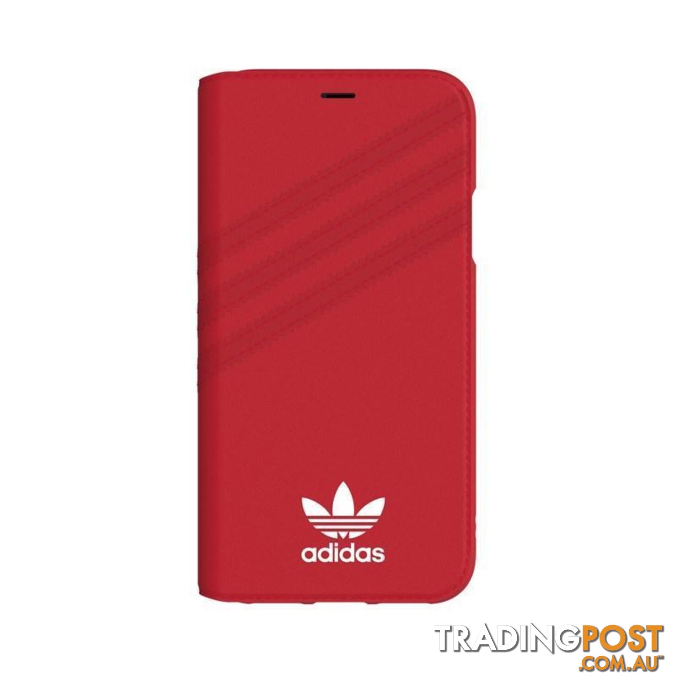 Adidas (Adidas) Clover Classic PU Leather Flip for iPhone X/Xs - Adidas - Black