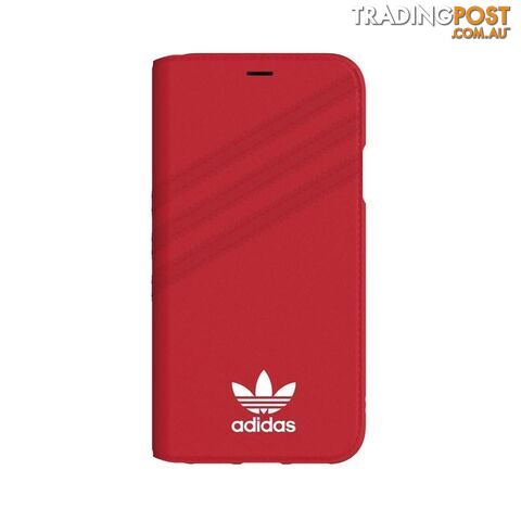 Adidas (Adidas) Clover Classic PU Leather Flip for iPhone X/Xs - Adidas - Black