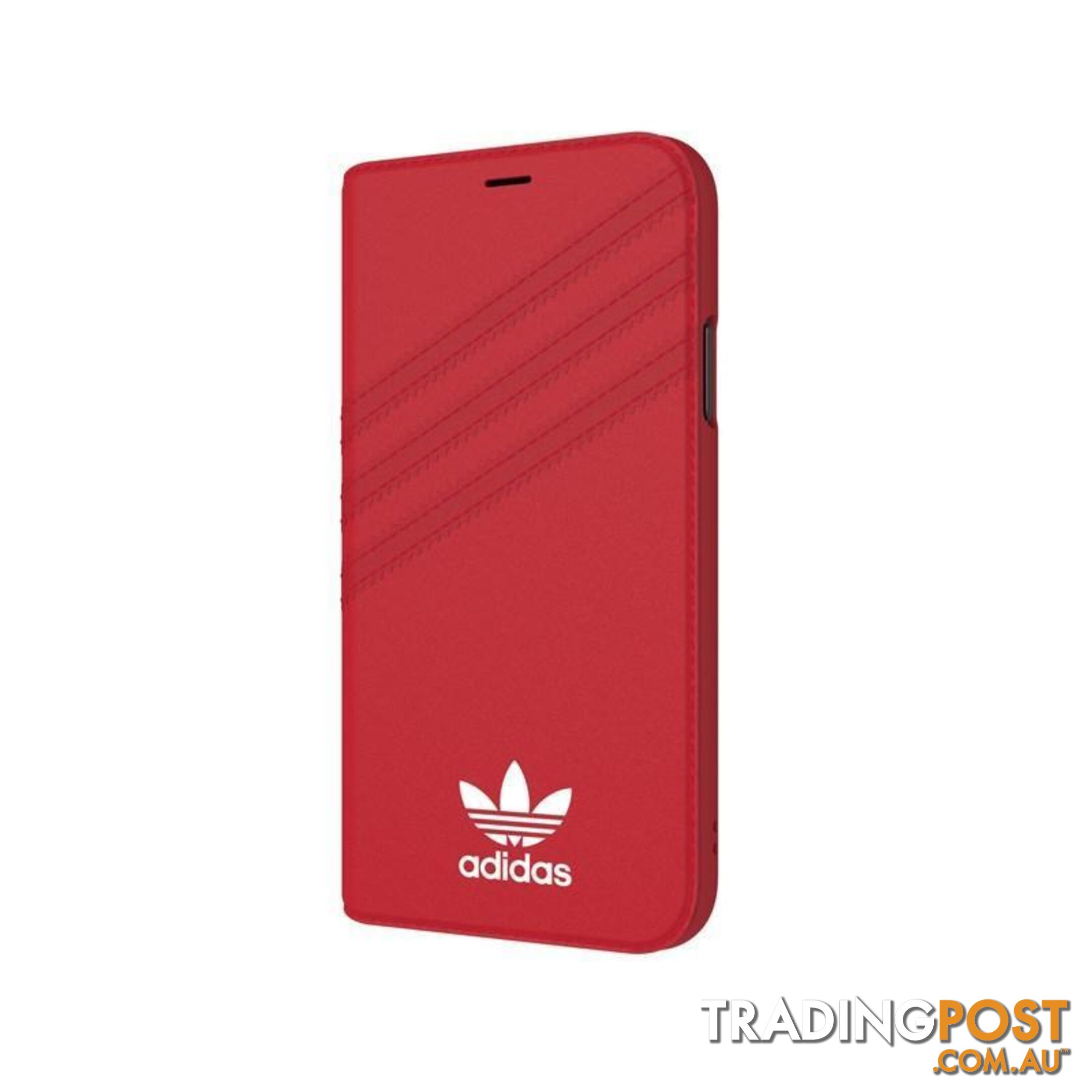 Adidas (Adidas) Clover Classic PU Leather Flip for iPhone X/Xs - Adidas - Black