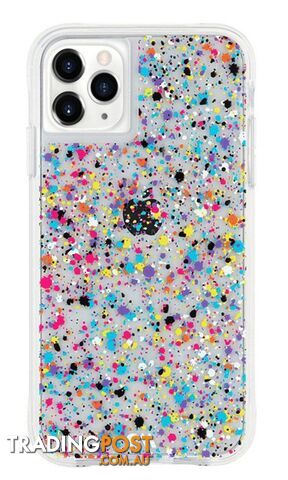 Case-Mate Tough Spray Paint Case For iPhone 11 Pro - Case-Mate - Rainbow Flecks - 846127186575